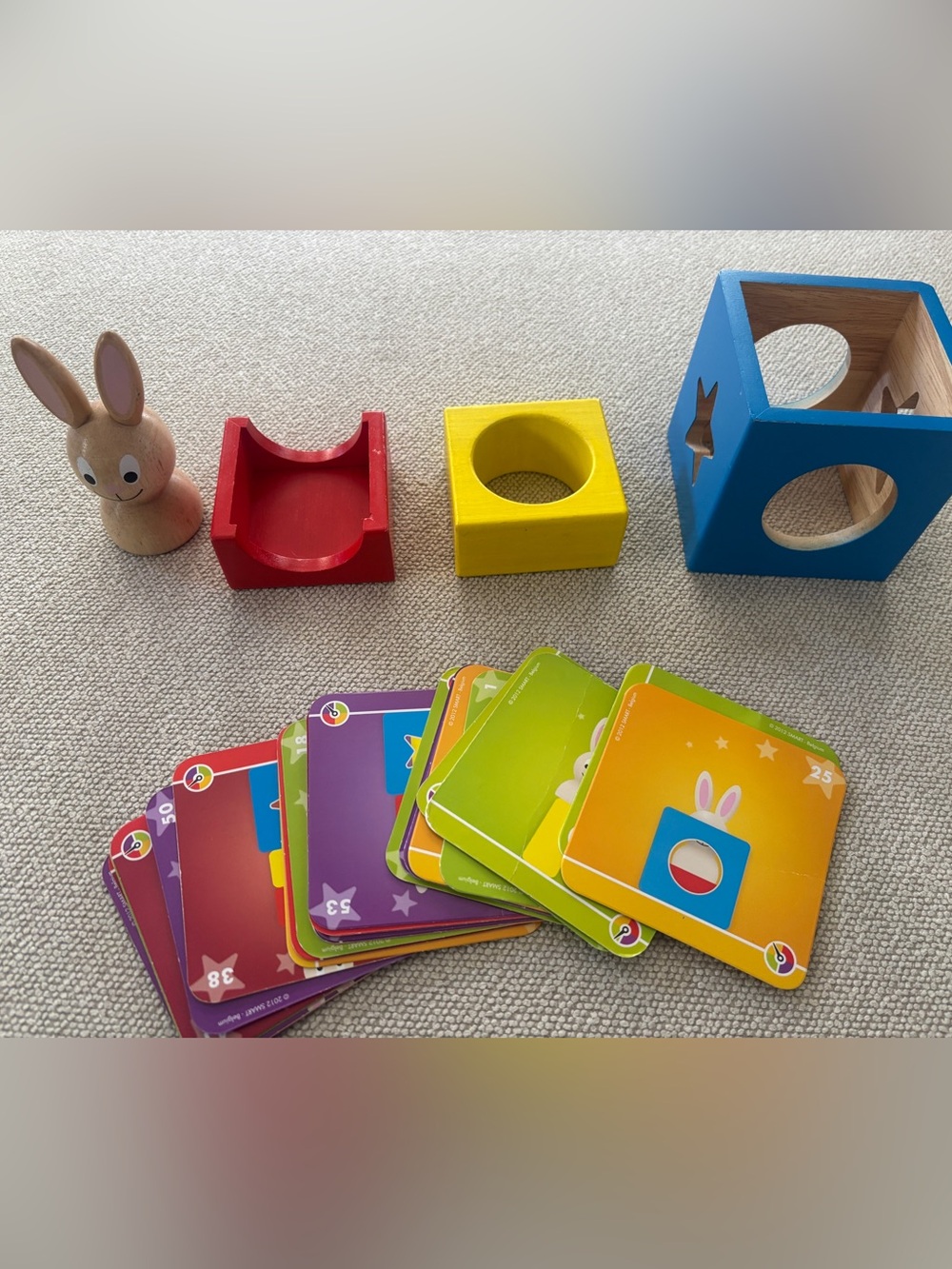 Smart Games Bunny Peek A Boo Montessori Preschool Activity Spatial Conceptual